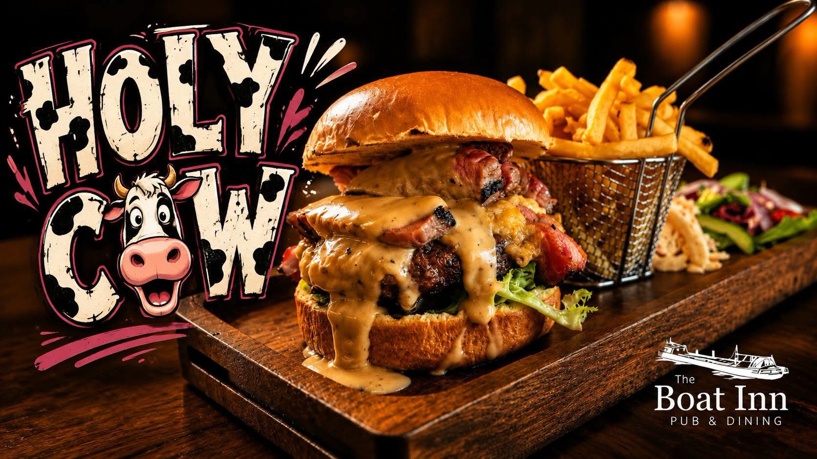 Gourmet Burger at The Boat Inn