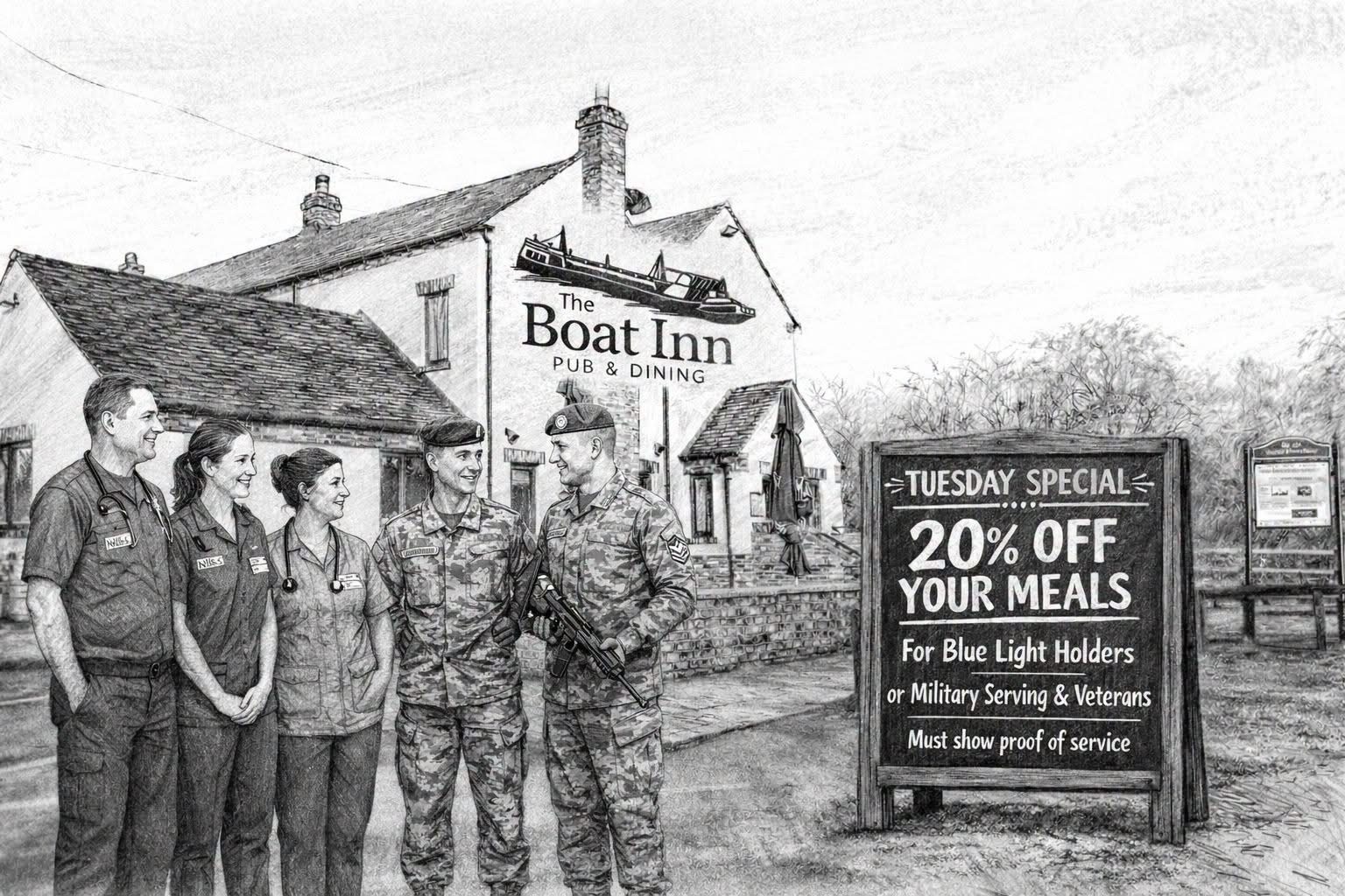 Blue Light & Military Discount