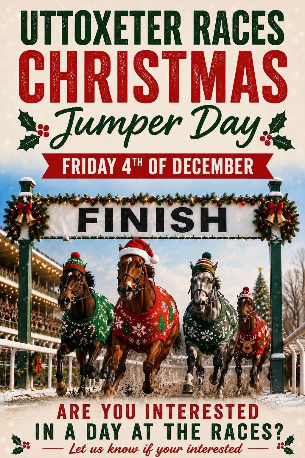 Uttoxeter Races – Christmas Jumper Day